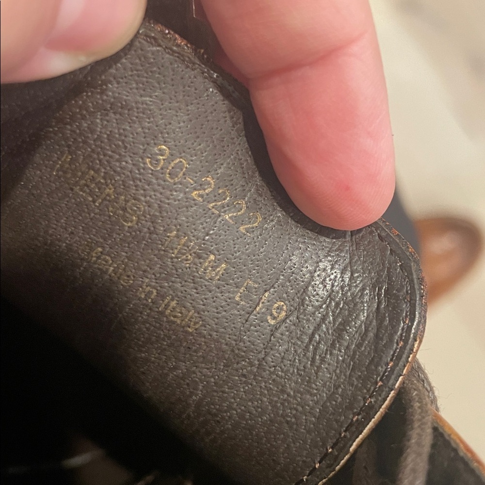 Trask Italian Wingtip Sport Shoe Vintage Finished in Cognac 11.5 - Picture 12 of 12